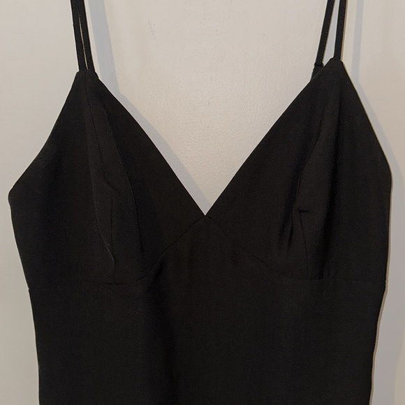 Dynamite Black Slip Dress With Low Back - Picture 2 of 5